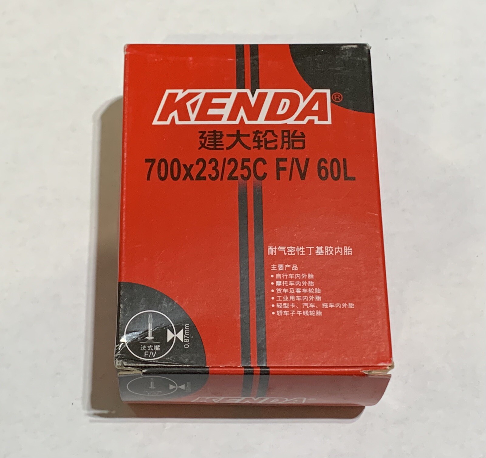 kenda bike tube presta valve