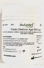 Potato Dextrose Agar - PDA 100g - Dehydrated Growth Medium for Fungi  Yeast