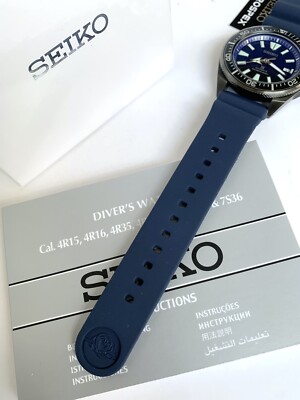 Seiko SRPD09J1 Samurai Save the Ocean Automatic Diver Blue Rubber Japan  Watch | eBay