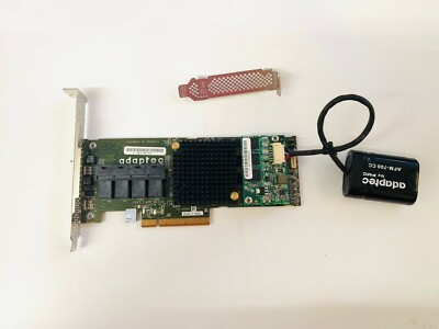 Adaptec ASR-71605 16 Ports 2274400-R Raid Card AFM-700 1GB Flash CacheVault BBU