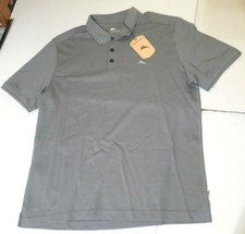 Tommy Bahama M Medium Short Sleeve Polo Shirt Bala Shark Gray New Mens Golf