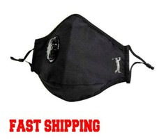 Cotton Face Mask With filter pocket Washable Reusable respirator golf man gift