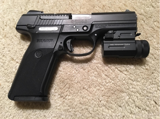 LS008G-A Compact Green Laser Sight Smaller Design for 5.7x28 fn