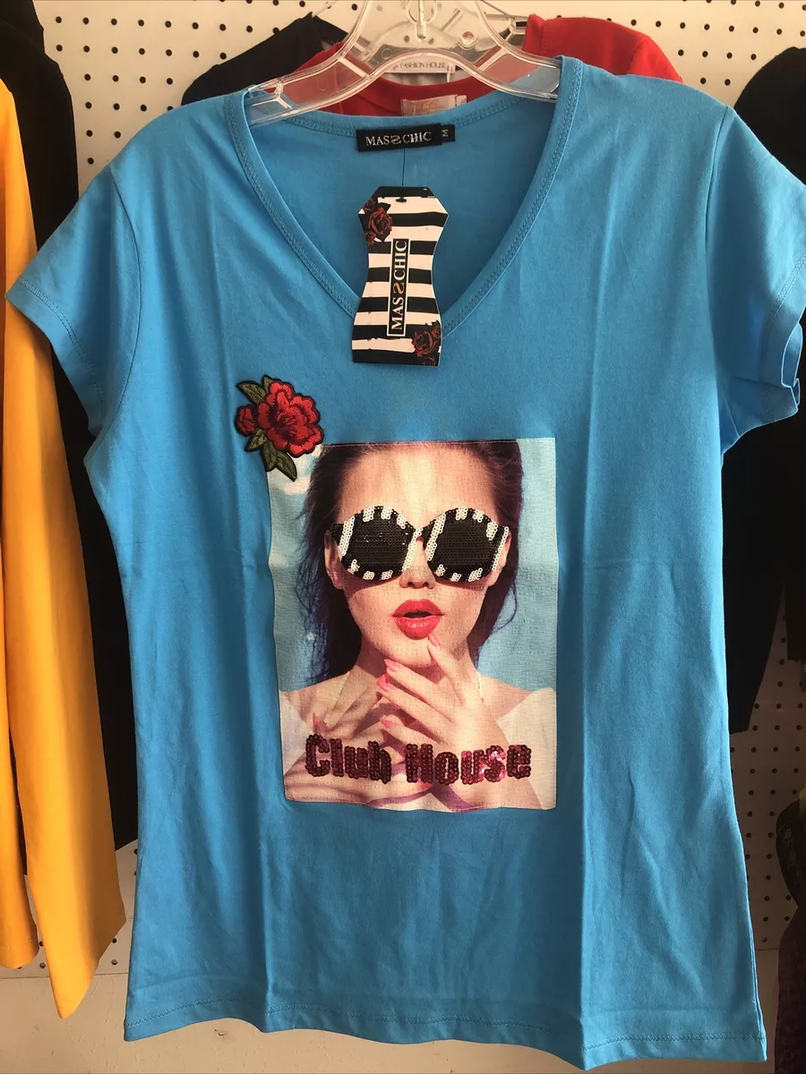 Blusas De Mujer De Moda Lentejuelas Glitter Size M. eBay