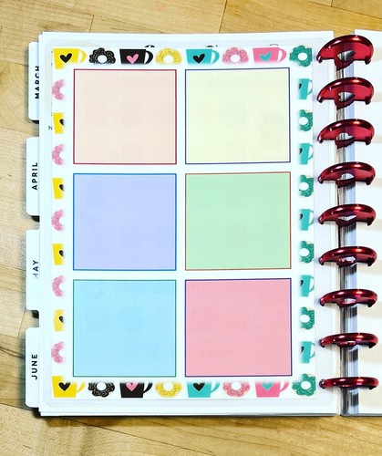 No Spend Challenge zweiseitiger Dashboard-Einsatz zur Verwendung mit Classic Happy Planner - Bild 2 von 3