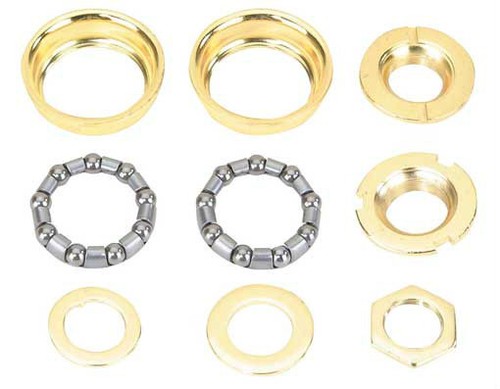 Bottom Bracket Set 1 Piece Crank 5/16x9 24t Gold lowrider Bottom Bracket 111416 - 第 1/1 張圖片