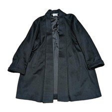  VINTAGE Size L/XL - ASHLEY SCOTT Womens Coat Wool Blend Overcoat MADE IN USA 