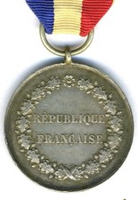FRANKREICH - LEBENS-RETTUNGSMEDAILLE 2.KLASSE M.1870 DES MINISTERIUMS DER MARINE