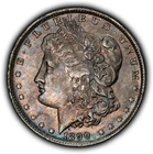 1890-O $1 Morgan Silver Dollar - Semi Key Date - Original Violet Toning - D7647