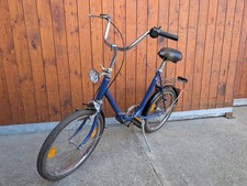 Vélo Pliable Vintage Années 70 Retro Youngtimer Bleu Vélo Pliable 70s