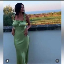 Reformation Erdem Silk Midi Dress Yucca L