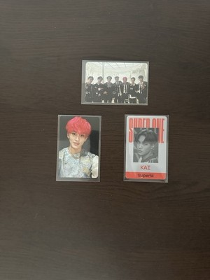Superm Super One - Kai ID & Mark Photocard. Along with group pc