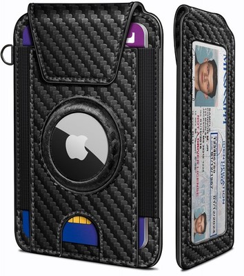 miyozi Minimalist AirTag Wallet for Men - one size, Carbon Fiber Black158 