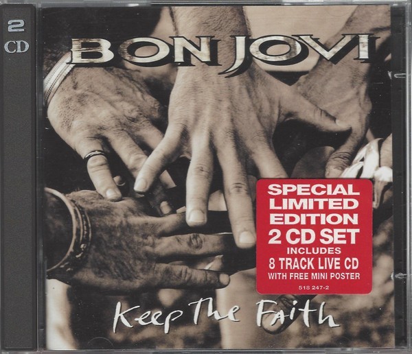 Bon Jovi – Keep The Faith (Limited 2 CD Edition) © 1993 (518 247-2) +Mini Poster