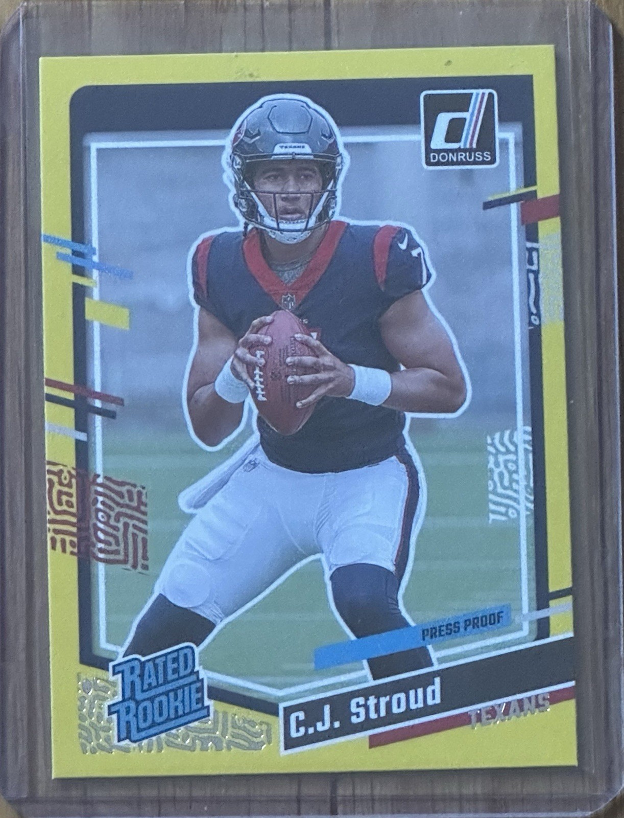 2023 Panini Donruss - Rated Rookie C.J. Stroud #339 Press Proof Yellow (RC)