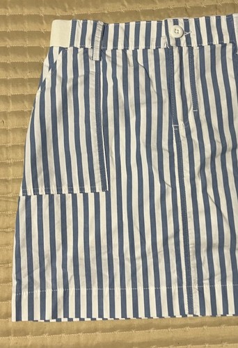 Lee Damen Skort 8 M blau weiß gestreift mittelhoher Bund Sportbekleidung - Bild 2 von 12