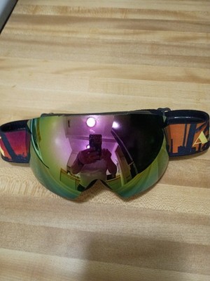 Anon Snowboard/Ski Goggles Black with Green and Adjustable Strap