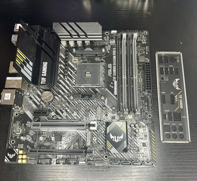 ASUS TUF GAMING B450M-PRO S AMD Socket AM4 MicroATX Desktop Motherboard