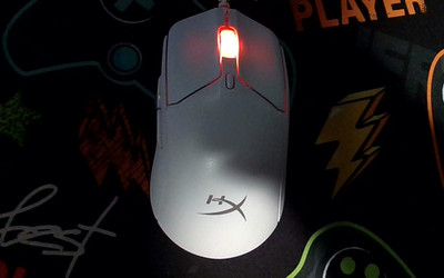 HyperX Pulsefire Haste 2 Wired Gaming Mouse - White 8k pulling rate used