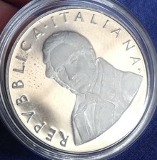 ALESSANDRO MANZONI - 500 LIRE 1985 - FDC PROOF - ARGENTO - MONETA DA COLLEZIONE