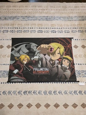 Full Metal Alchemist Poster Banner Hiromu Arakawa Square ENIX Funimation 2004