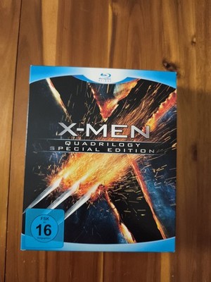 X-Men Quadrilogy - 4 Blu - Ray Filme Teil 1 - 4 mit Schuber