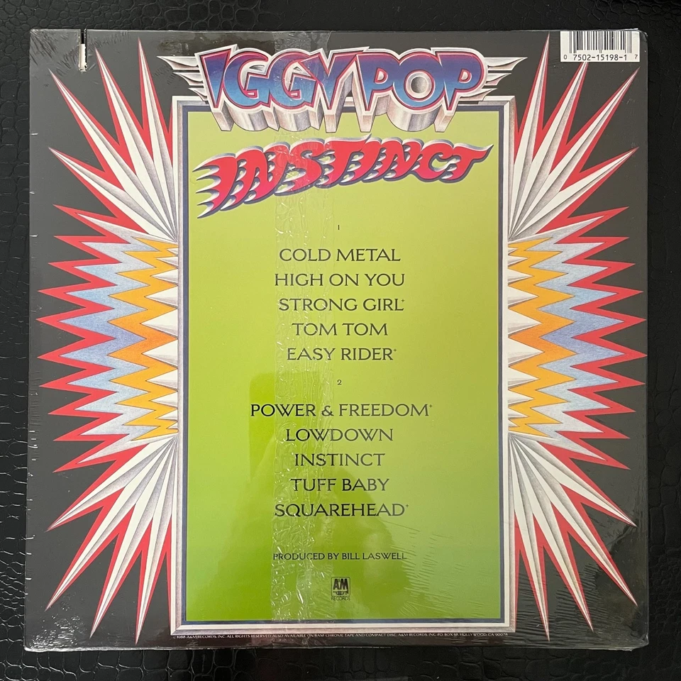 IGGY POP Instinct Cut-Out LP A&M SEX PISTOLS’ STEVE JONES Co-Writer On 4 Cuts - Image 3 of 4