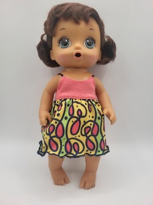 Baby Alive 2016 Hasbro Talking Sara Brunette Doll- TESTED AND WORKS
