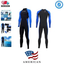 Full Body Dive Wetsuit Sports Skins Rash Guard for Men Women, UV Protection L...