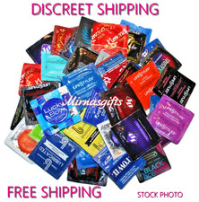 Condoms Lot Sampler Choice of 25 50 or 100 Condoms