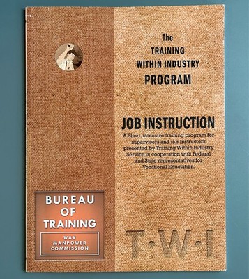 Training Within Industry Program: Job Instruction - Paperback - Good Condition