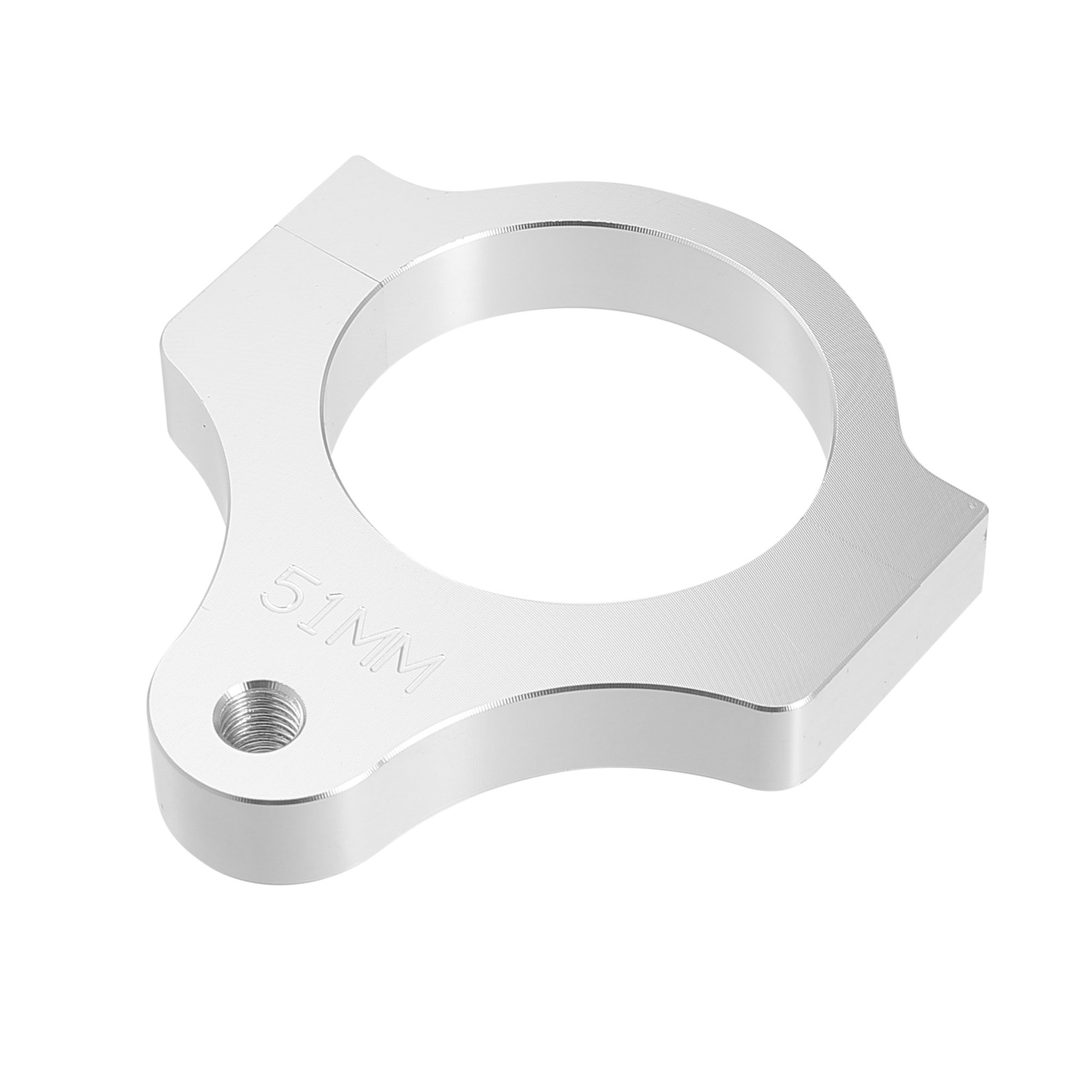 Support de fourche CNC gris pour stabilisateur de moto de route et de piste