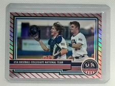 Collegiate National Team 2023 Panini USA Baseball Stars & Stripes - Stripes #97