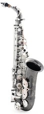 P. Mauriat PMSA-500BX "Black Pearl" Alto Saxophone - Black Nickel Plated with