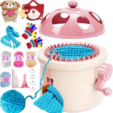 Sentro 32 Needles Double Needles Knitting Loom Machines for and Beginners, Ci...