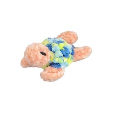 Crochet Sea Turtle Plush Peach Handmade Amigu...