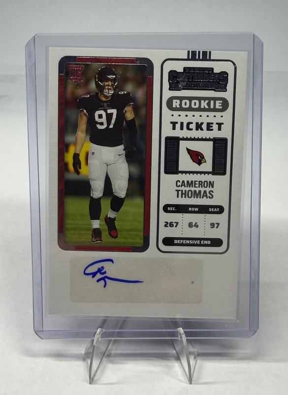 Panini Contenders 2022 Cameron Thomas Rookie Ticket Autograph #191 Cardinals