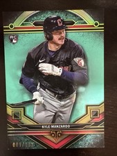 2024 Topps Triple Threads - Kyle Manzardo #132 Aquamarine /149 (RC) - Bookend