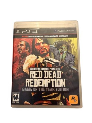 Red Dead Redemption - Game of the Year Edition Sony PlayStation 3 PS3 W/ Manual