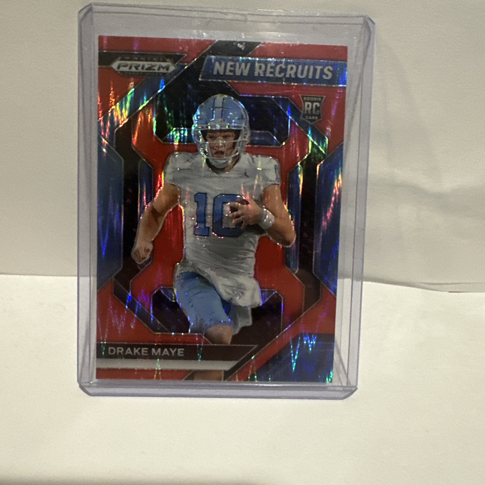 2024 Panini Prizm Draft Picks - New Recruits Drake Maye Red And Blue /49 Great C