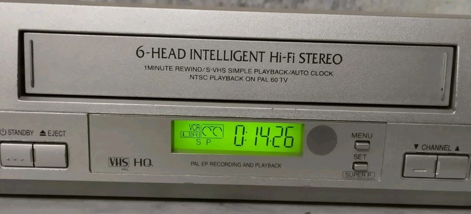 SHARP VIDEOREGISTRATORE SUPER VHS 6 TESTINE STEREO CON TELECOMANDO - Immagine 4 di 4