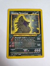 Pokémon Shining Tyranitar 113/105 Neo Destiny Holo Secret Rare Vintage on eBay
