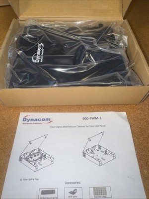 Dynacom 900-FWM-1   Iron wall-mount Fiber Optic Enclosure For LGX Adapter Panels