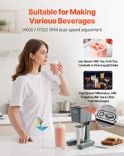Milkshake Maker, 150W Milk Shake Maker Mixer, Single Head Drink Mixer Blender Ma
