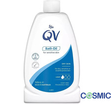 Image of QV Bath Oil Relief And Treatment For Dry Itching Skin Condition NON GREASY 500ml