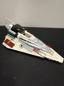LEGO Star Wars Mace Windu's Jedi Starfighter 7868 Build Only Box and Instruction