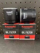 2 Pack Genuine Kawasaki 49065-0734 Oil Filter For 49065-0724 49065-7010 OEM