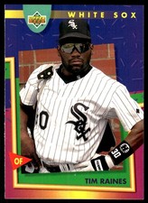 Tim Raines 1993 Upper Deck Fun Pack #201 White Sox MLB READ FREE SHIPPING