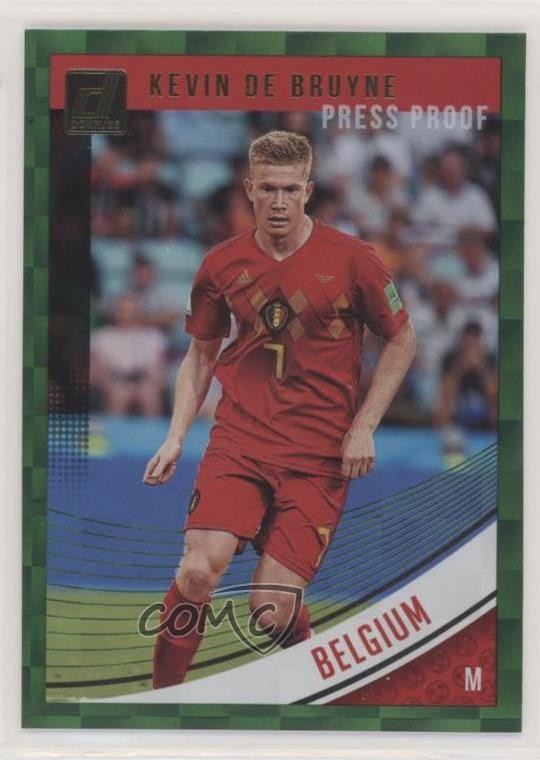 2018-19 Panini Donruss Press Proof Green Kevin de Bruyne #101 1i8