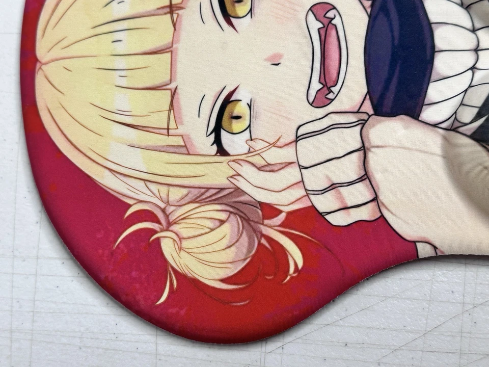 My Hero Academia Himiko Toga 2Way 3D Oppai Anime Mouse Pad NEW w/ Stain Flaw - Image 3 of 4